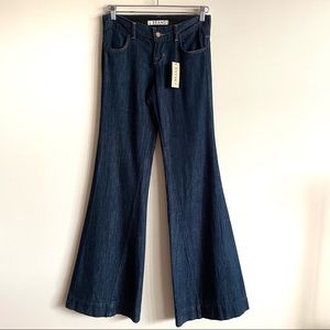 J BRAND Kat Wide Leg Four Pocket Jeans Cotton Indigo Denim NEW